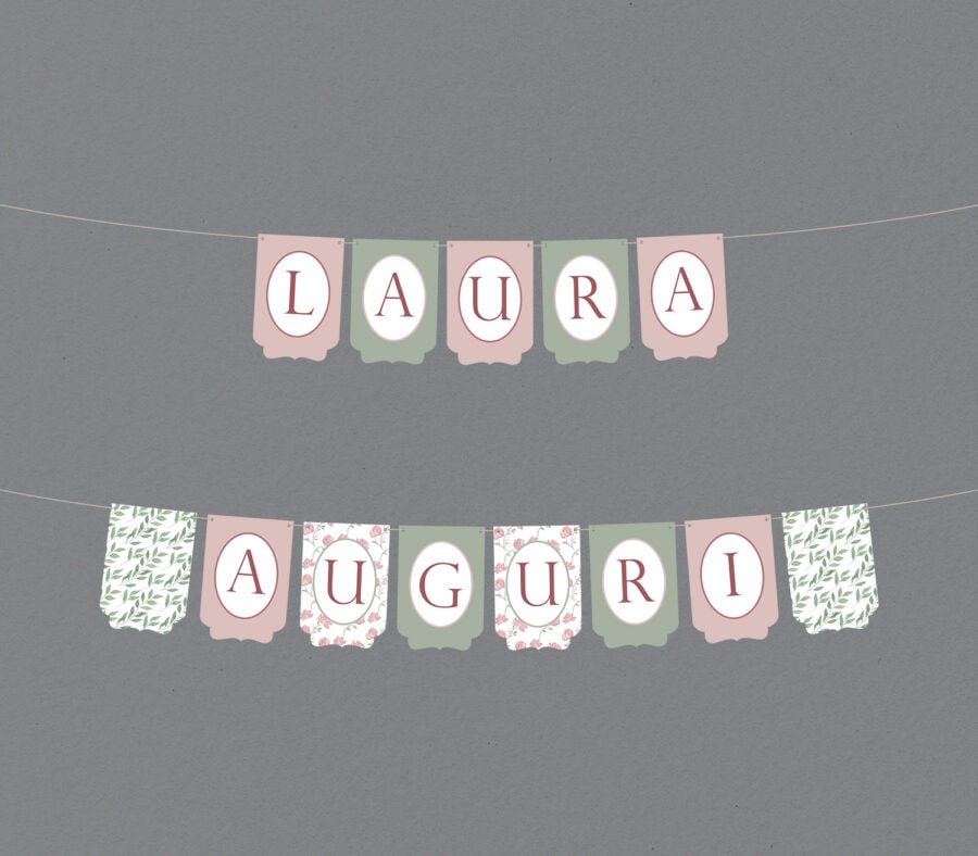 Bandiere per festone