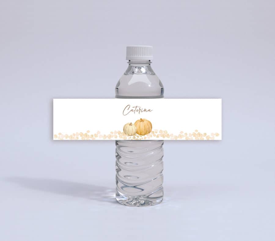 Etichetta per bottiglia d’acqua