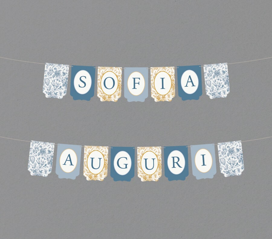 Bandiere per festone