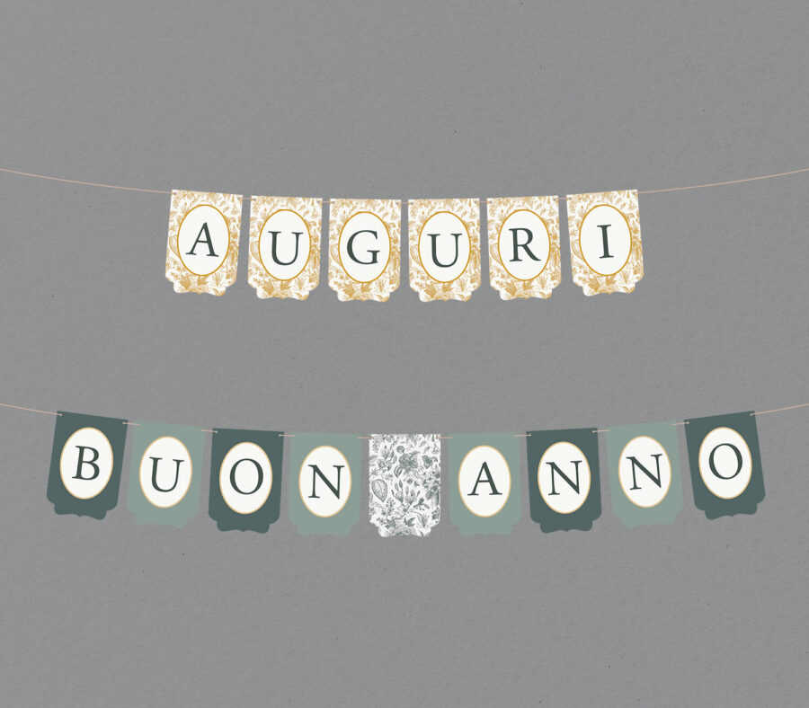 Bandiere per festone