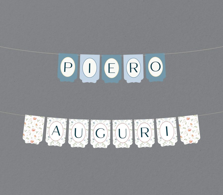 Bandiere per festone