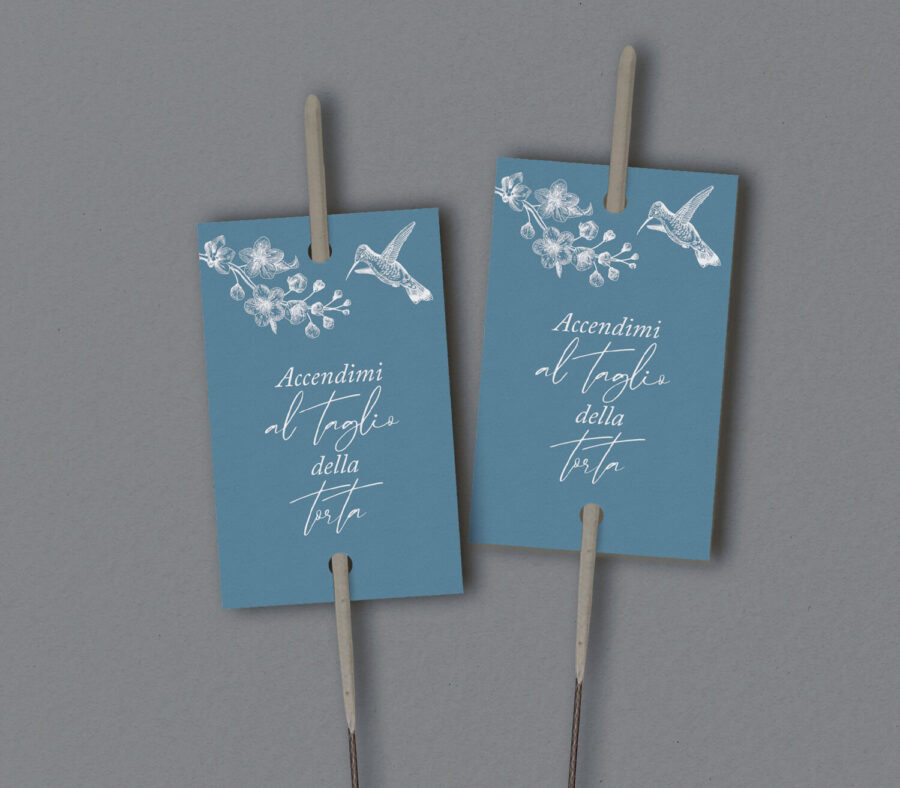 Etichetta per scintille luminose