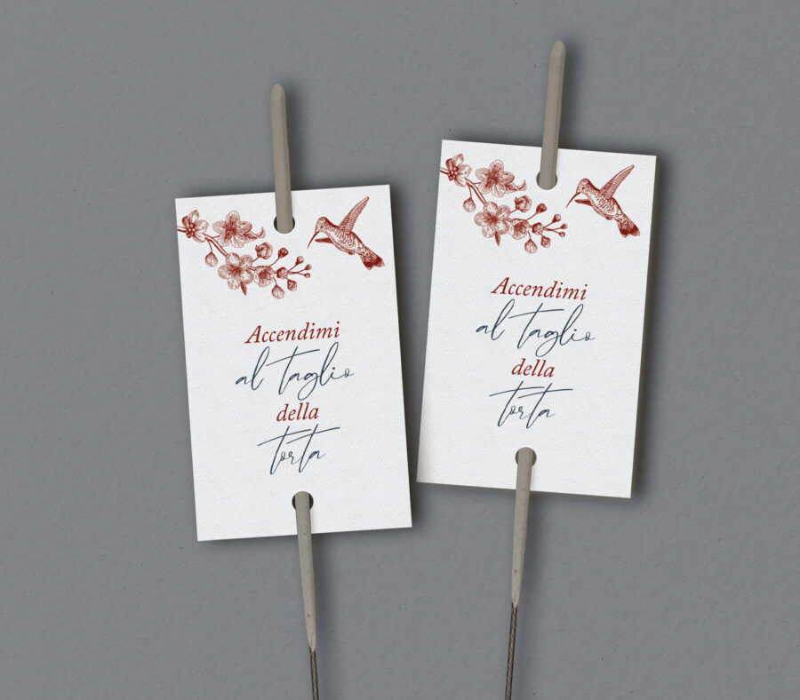 Etichetta per scintille luminose