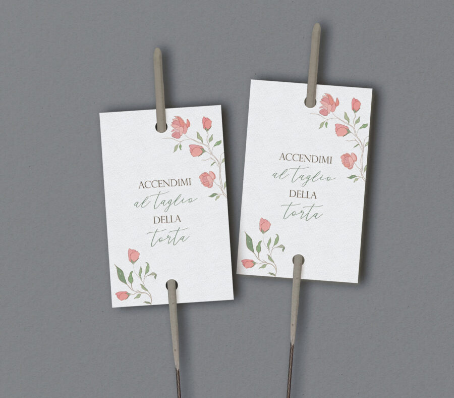 Etichetta per scintille luminose