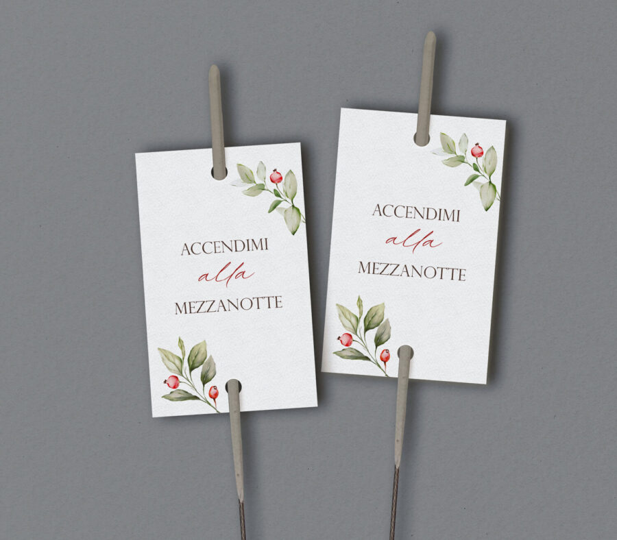 Etichetta per scintille luminose