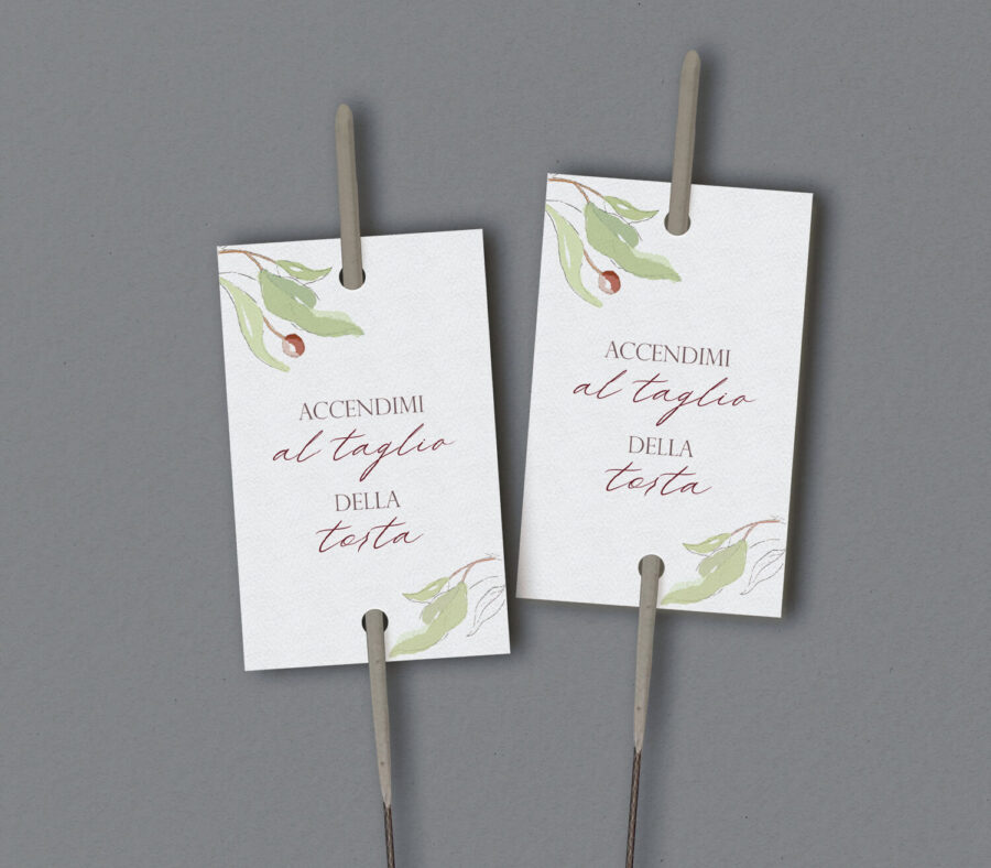 Etichetta per scintille luminose