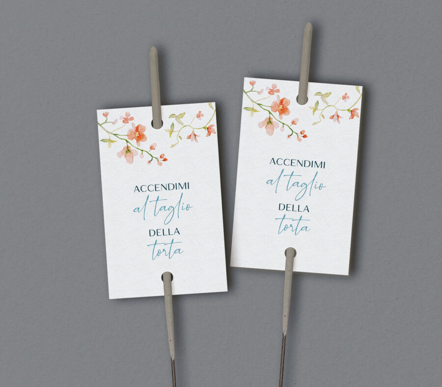 Etichetta per scintille luminose