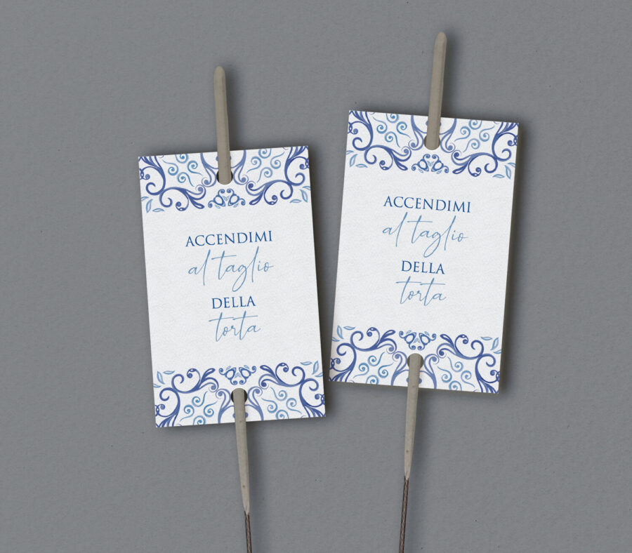 Etichetta per scintille luminose