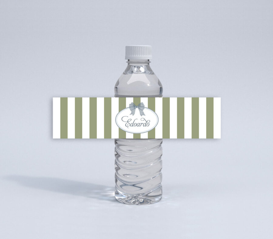 Etichetta per bottiglia d’acqua