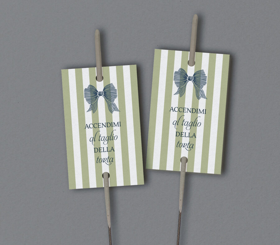 Etichetta per scintille luminose