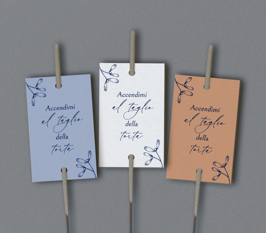 Etichetta per scintille luminose