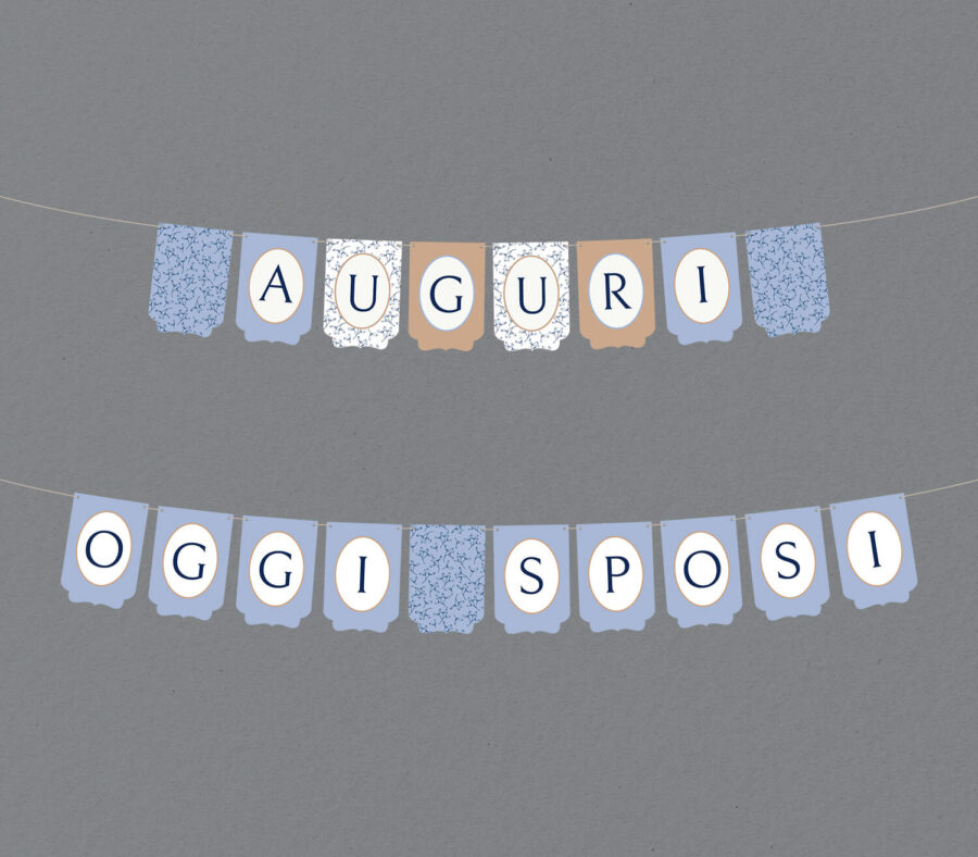 Bandiere per festone